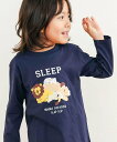 【SALE/22%OFF】SLAP SLIP 【スララク/防汚加工/オーガニックコットン】わくわく男の子長袖Tシャツ(80~130cm) ベベ オンライン ストア トップス カットソー・Tシャツ ブラック ホワイト ネイビー グリーン グレー ベージュ
