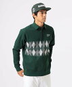 BEAMS GOLF ORANGE LABEL ORANGE LABEL / アーガイル柄 ロングスリーブ ニットポロシャツ ビームス ゴルフ トップス ニット...