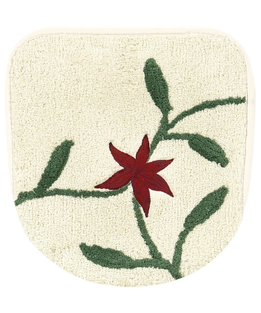 BACKYARD FAMILY シビラ 兼用フタカバー ローラ インテリア・生活雑貨 トイレ用品・バス用品 ベージュ ピンク