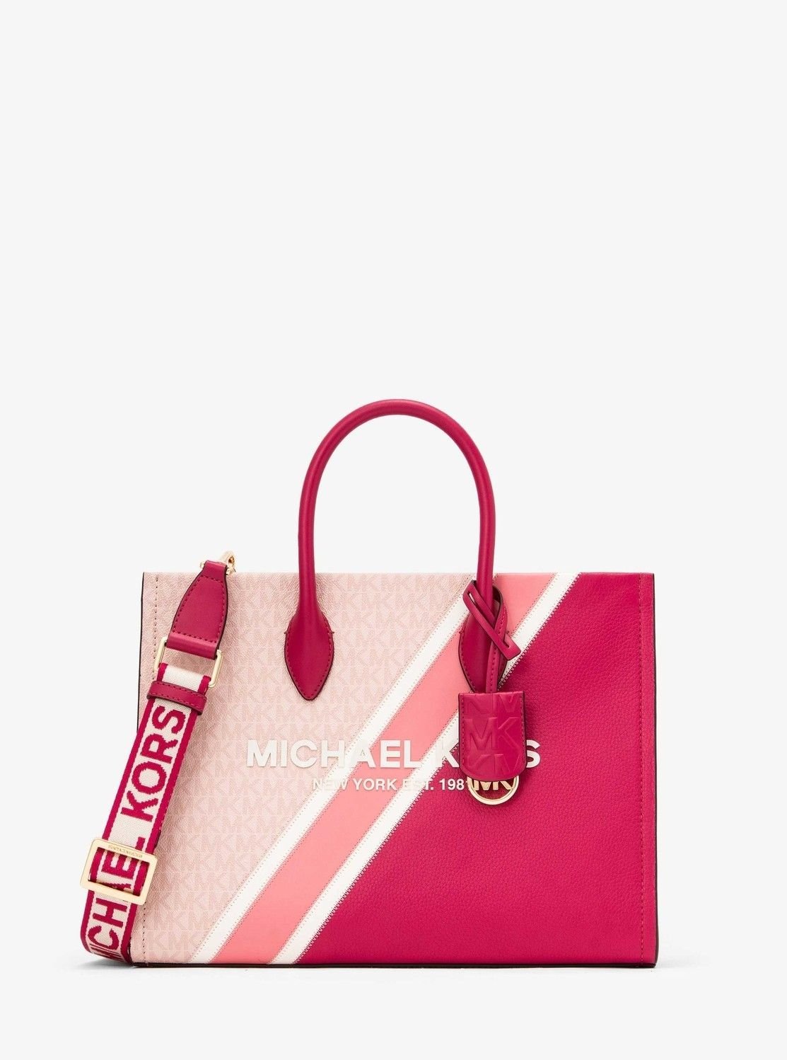 【SALE／80%OFF】MICHAEL KORS MIRELLA EW トート ミディアム マイケルコース マイケル・コース バッグ トートバッグ ピンク【送料無料】