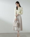 【SALE／20 OFF】PROPORTION BODY DRESSING 2Wayジャンスカ プロポーションボディドレッシング ワンピース ドレス ワンピース ホワイト グレー【送料無料】