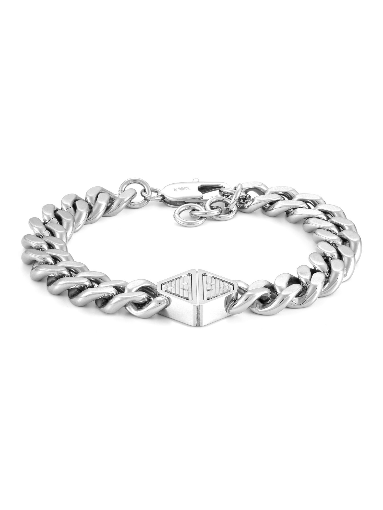 EMPORIO ARMANI エンポリオ・アルマーニ アクセサリー メンズ ブレスレット シルバー EGS3132040 ウォッチステーションインターナショナル アクセサリー・腕時計 ブレスレット・バングル シルバー【送料無料】
