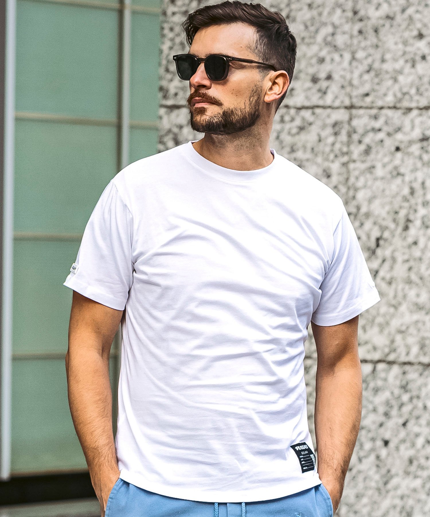 1PIU1UGUALE3 RELAX 1PIU1UGUALE3 RELAX シフォン トップス カットソー・Tシャツ ブラック ホワイト【送料無料】