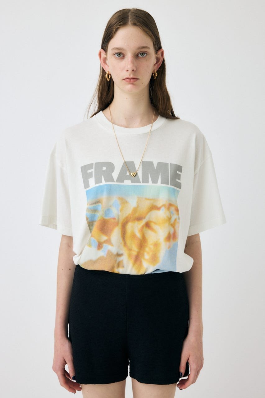 【SALE／40%OFF】MOUSSY FRAME OF A FILM TEE マウジー トップス カットソー・Tシャツ ブラック ホワイ..