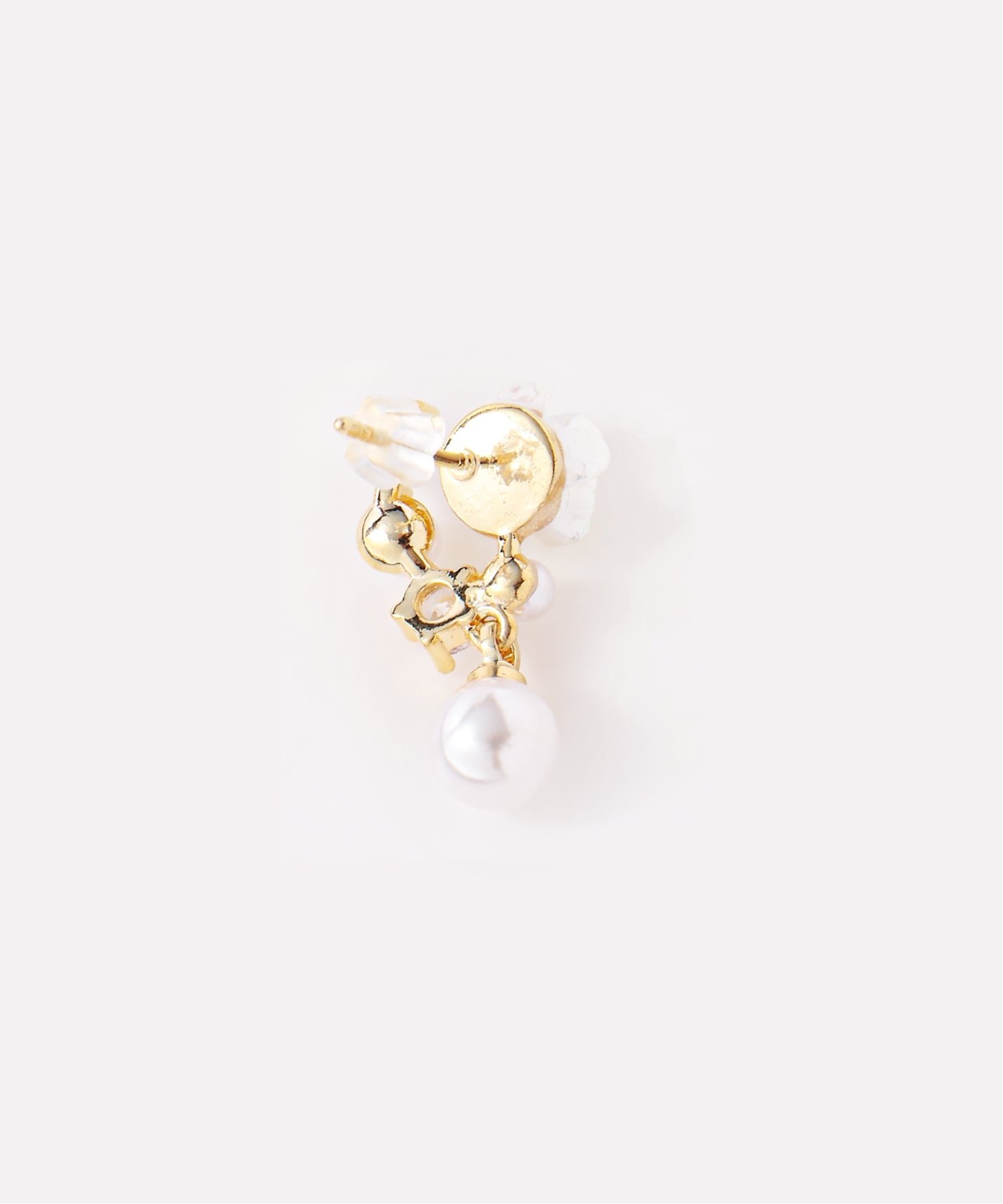 【SALE／20%OFF】Coo+i Coo+i/(W)フラワーパールピアス スレンダー アクセサリー・腕時計 ピアス ゴールド