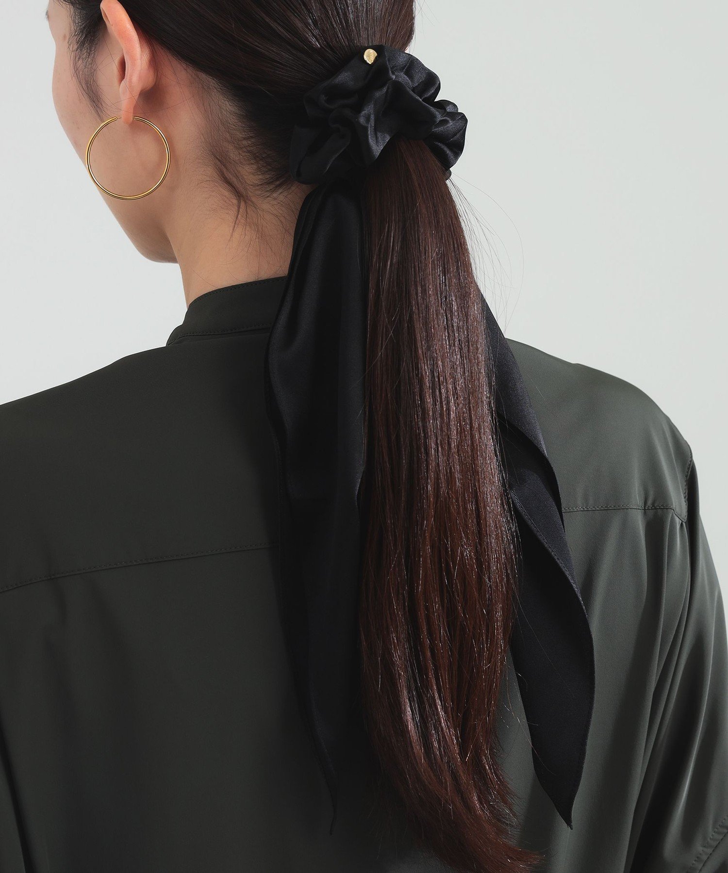 Demi-Luxe BEAMS TRESSE / sophie シュシュ&スカーフ デミルクス ビームス ヘアアクセサリー その他のヘアアクセサリー ブラック【送料無料】
