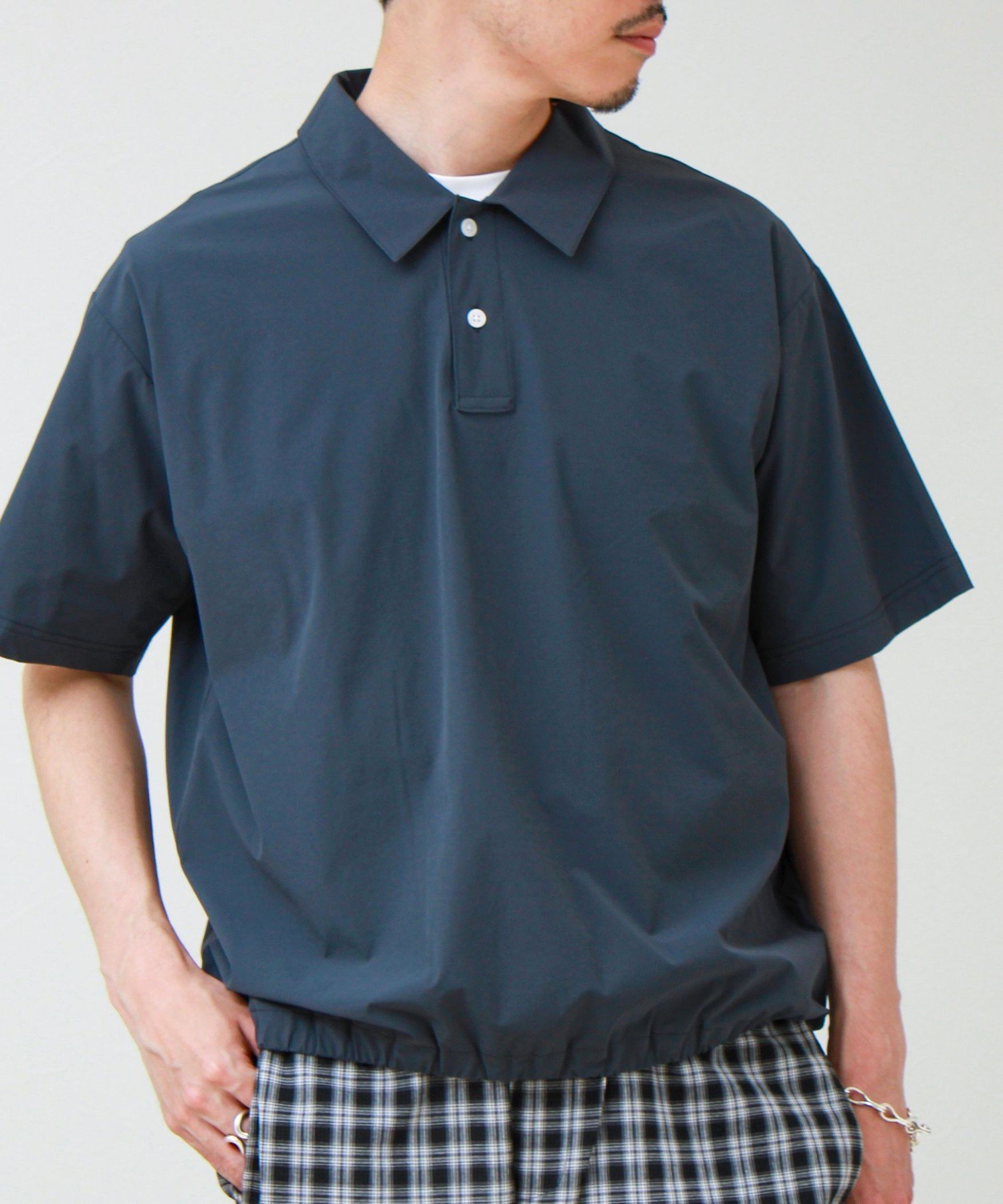 【SALE／10%OFF】GLOSTER 【接触冷感/セットアップ着用可能】SoftCool ポロシャツ フレディ アンド グロスター トップス ポロシャツ ブラック グレー ネイビー【送料無料】