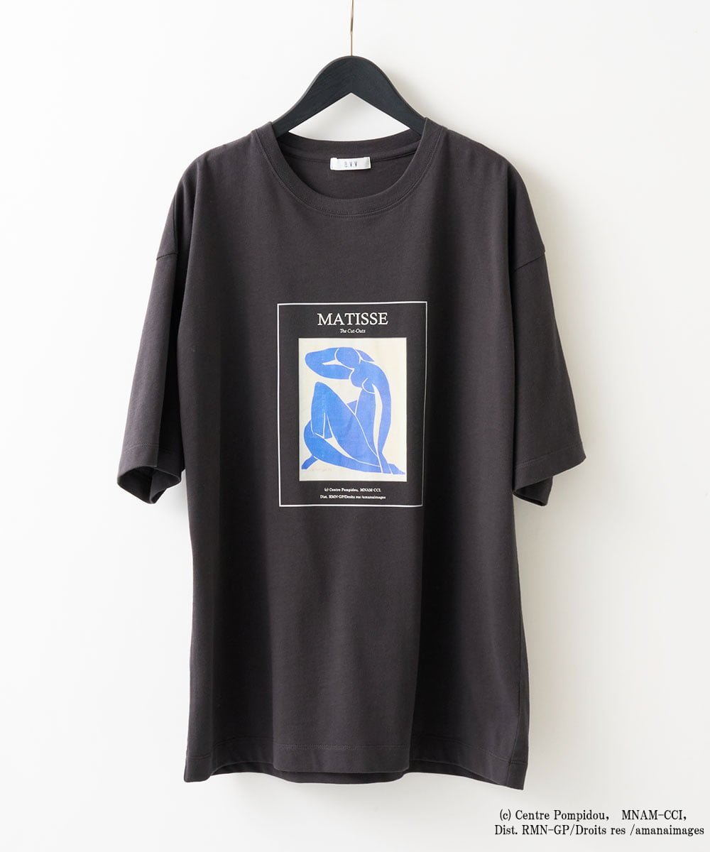 【接触冷感】マティス プリントカットソー アー・ヴェ・ヴェ トップス カットソー・Tシャツ