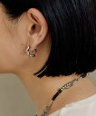 ear PAPILLONNER ゴツゴツフープイヤリング イア パピヨネ アクセサリー・腕時計 その他のアクセサリー・腕時計 ゴールド シルバー【送料無料】