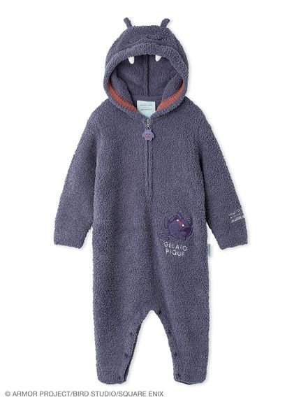 gelato pique 【ドラゴンクエスト】【ベビー】パウダードラキーロンパース ジェラートピケ マタニティウェア・ベビー用品 ロンパース・カバーオール ネイビー【送料無料】