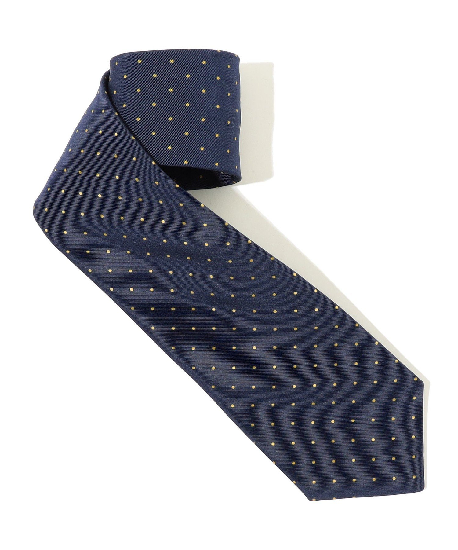 TOMORROWLAND GOODS Atkinsons アイリッシュポプリン ドット柄ネクタイ トゥモローランド スーツ・フォ..