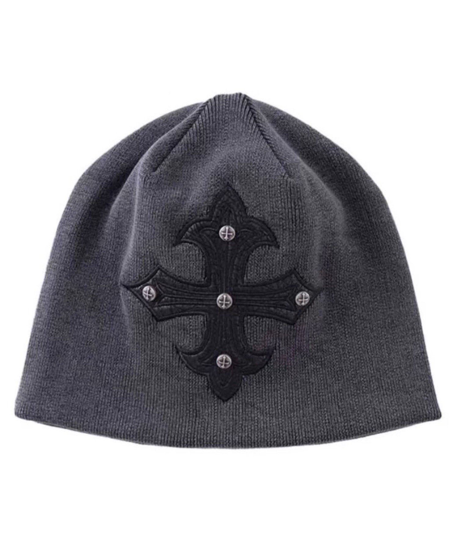 SUPPLIER 【SUPPLIER】Studs Cross Leather Patch Baenie ネバーマインドザエックスユー／チカシツプラ..