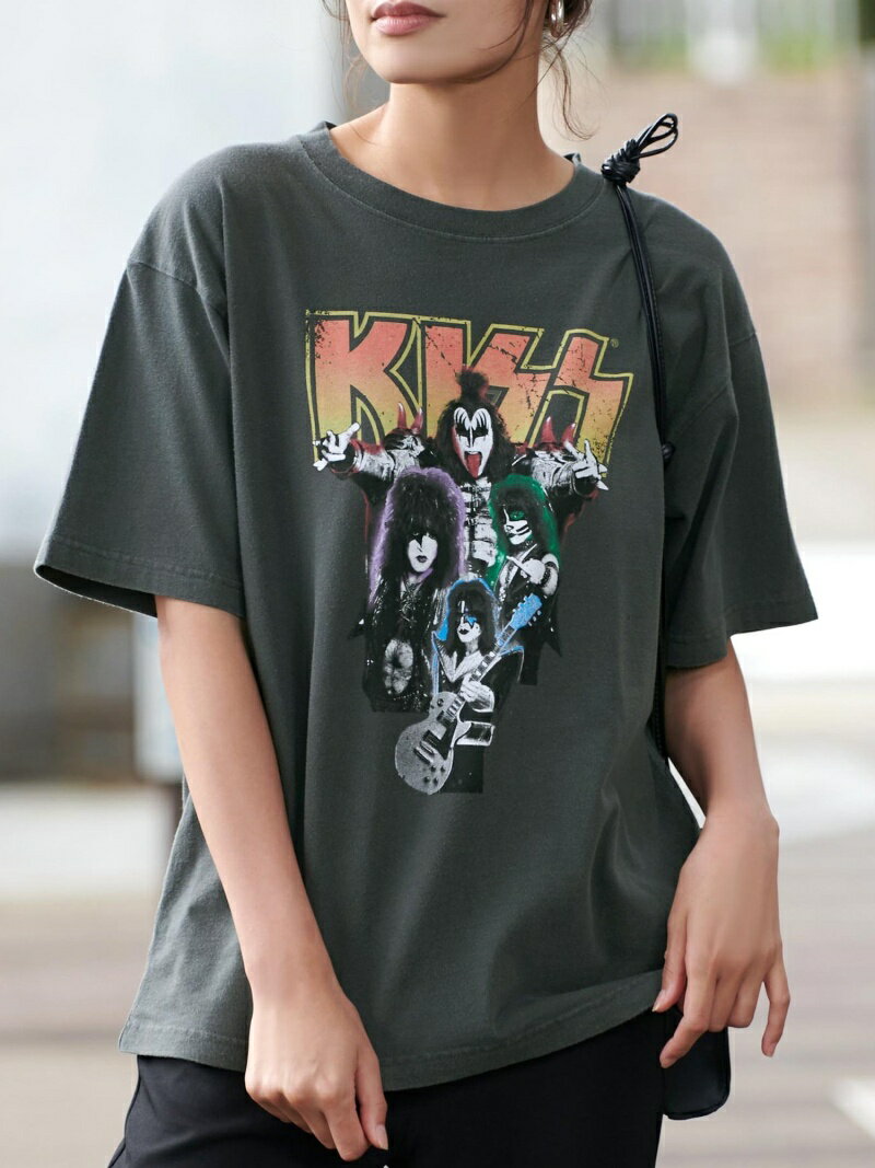 coca KISSブラックロックTシャツ コカ カットソー Tシャツ ブラックのサムネイル