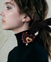 IRIS47 IRIS47/double tie pony フォブ ヘアアクセサリー ヘアゴム ブラック【送料無料】