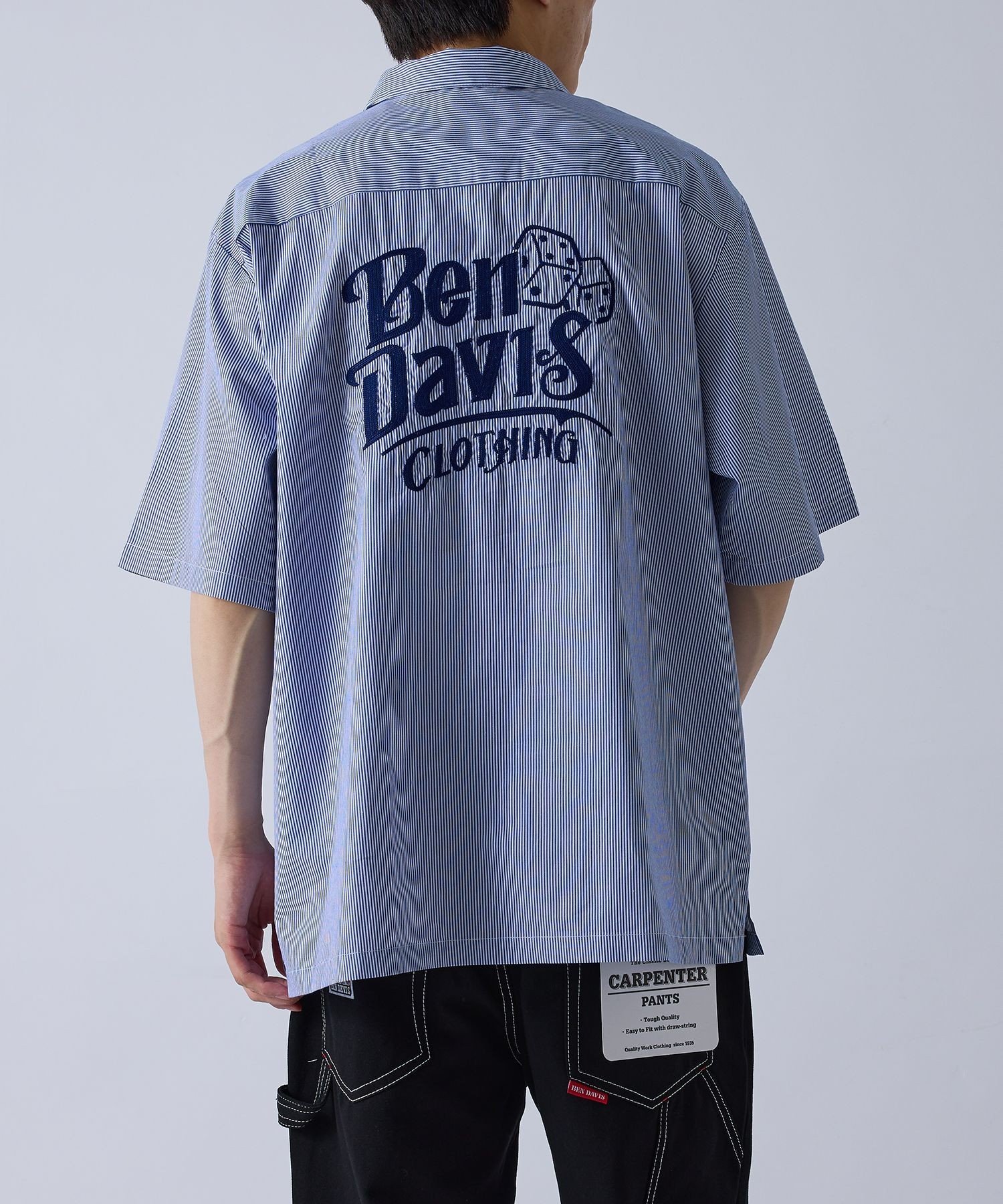 【SALE／30%OFF】j.n.r.d 【BENDAVIS別注】ハーフZIPシャツ ジュン スタンダード ピックス トップス シャツ・ブラウス ベージュ ブルー ブラック【送料無料】