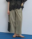 HOUSE OF LOTUS サイドボリュームタックパンツ ハウス オブ ロータス パンツ その他のパンツ ネイビー ブルー ベージュ【送料無料】