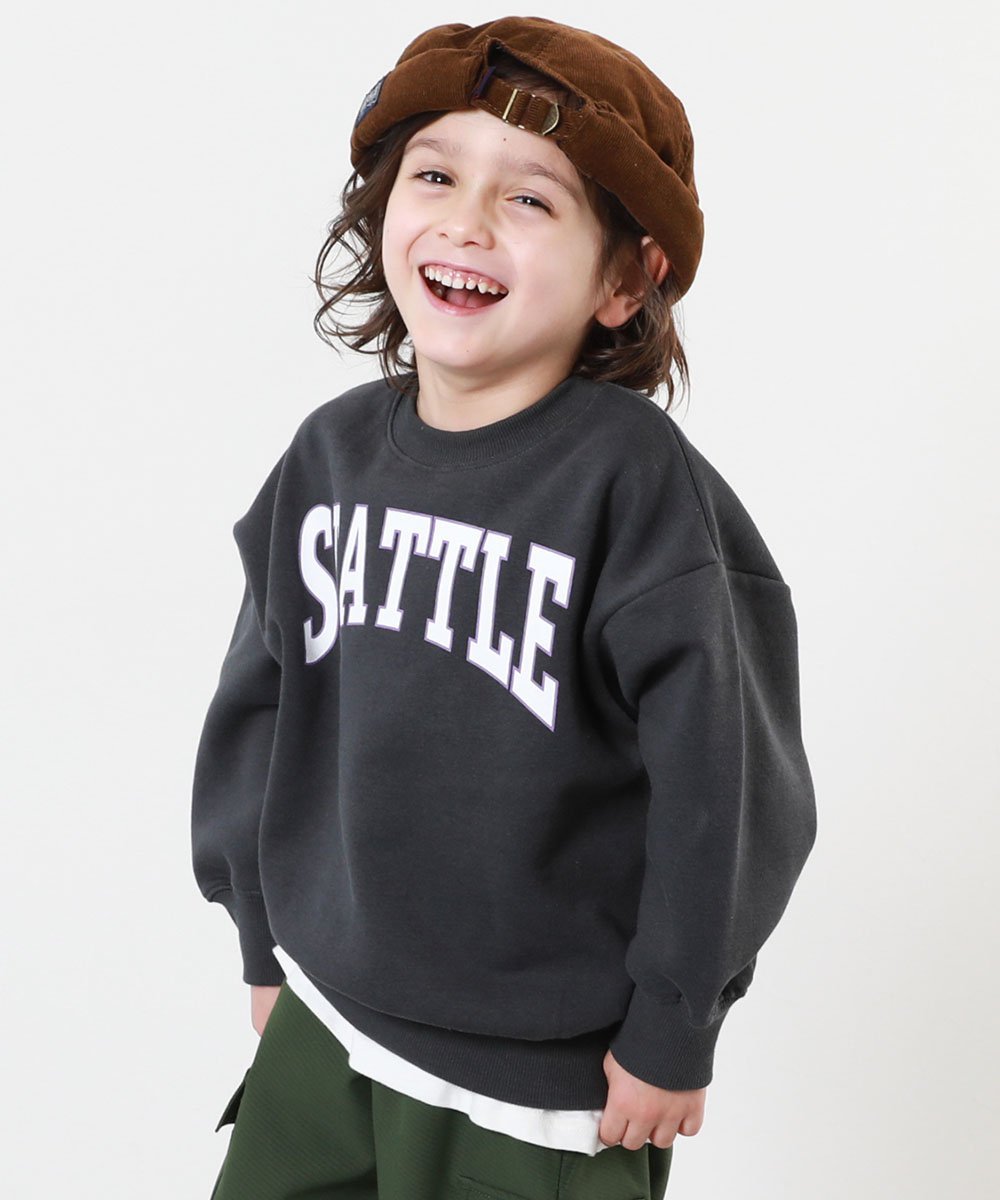 devirock デビラボ プリント 裏起毛 BIGシルエットトレーナー トレーナー トップス 25AW デビロック ト..