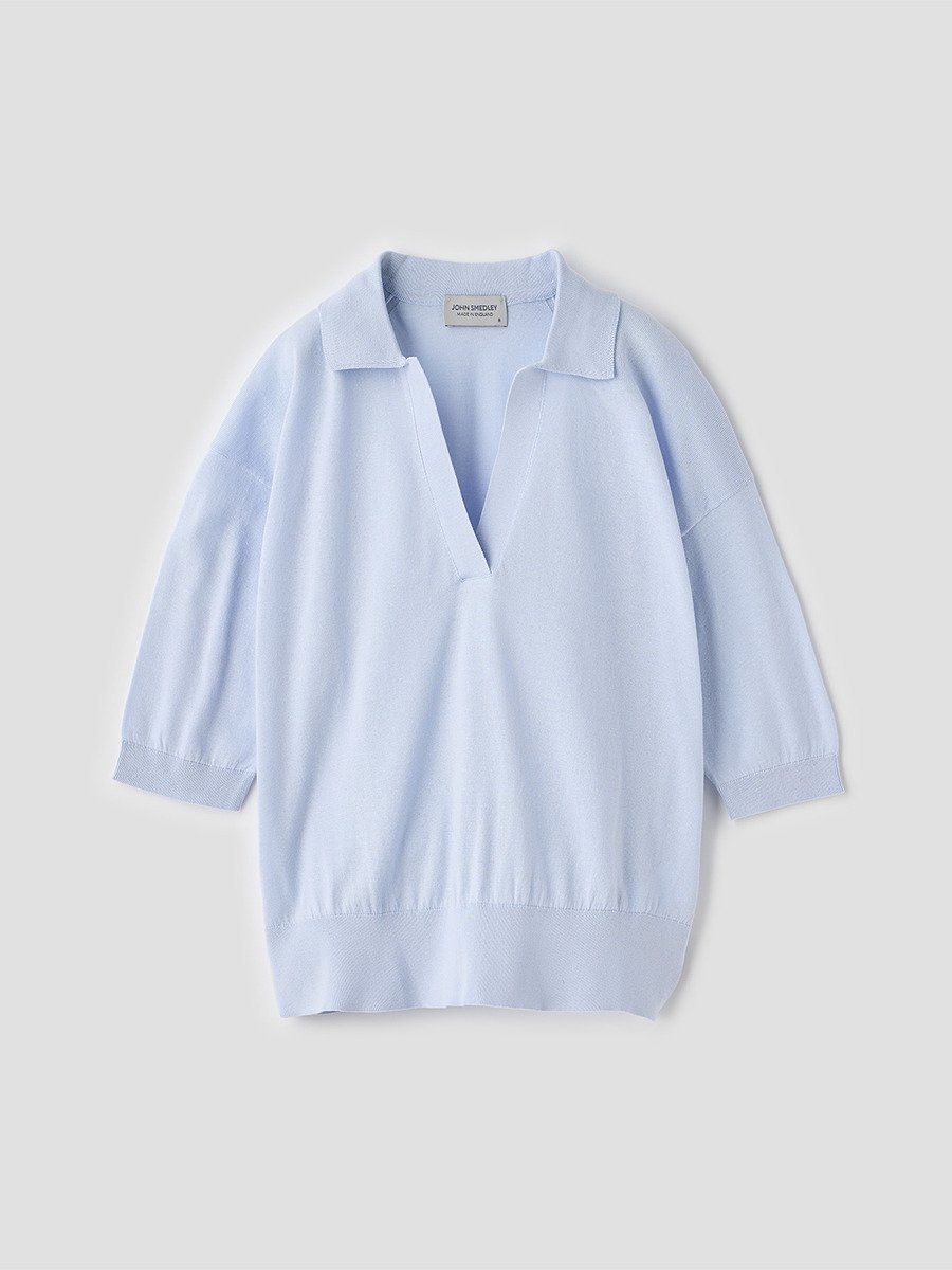 【SALE／30%OFF】JOHN SMEDLEY コットンスキッパートップス ｜ S4550 ｜ 30G ジョンスメドレー トップス ニット【送料無料】