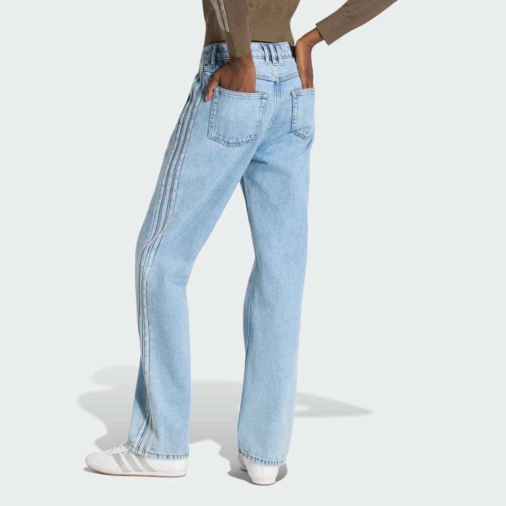 【公式】アディダス adidas 返品可 ファイアーバード ミッドライズ ストレート デニムパンツ アディダス パンツ その他のパンツ