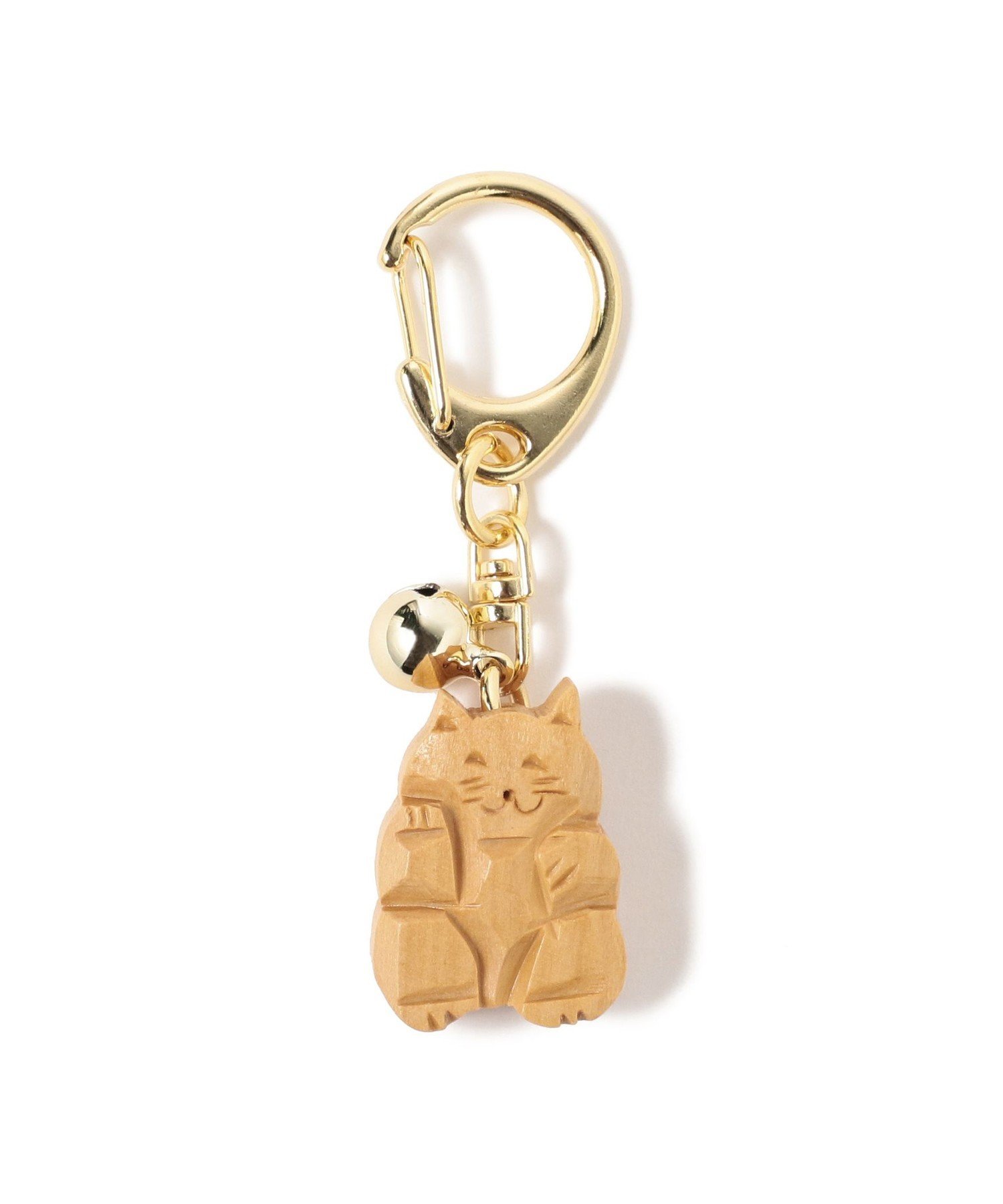 BEAMS JAPAN 竹苑 / 別注 つげ 招き猫 キーホルダー ビームス ジャパン 財布・ポーチ・ケース その他の財布・ポーチ・ケース