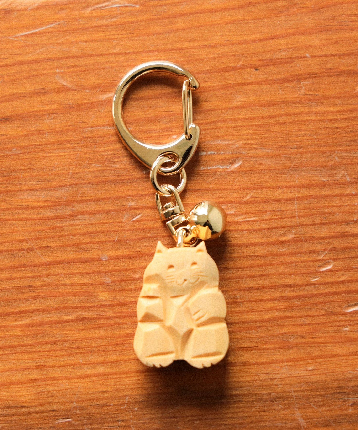 BEAMS JAPAN 竹苑 / 別注 つげ 招き猫 キーホルダー ビームス ジャパン 財布・ポーチ・ケース その他の財布・ポーチ・ケース