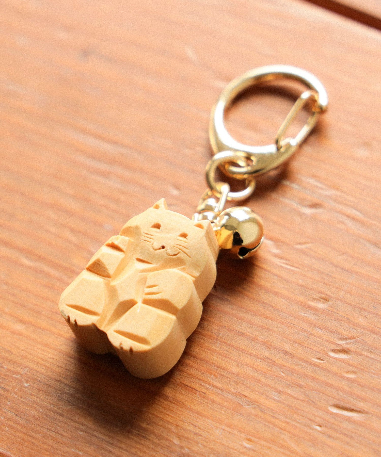 BEAMS JAPAN 竹苑 / 別注 つげ 招き猫 キーホルダー ビームス ジャパン 財布・ポーチ・ケース その他の財布・ポーチ・ケース