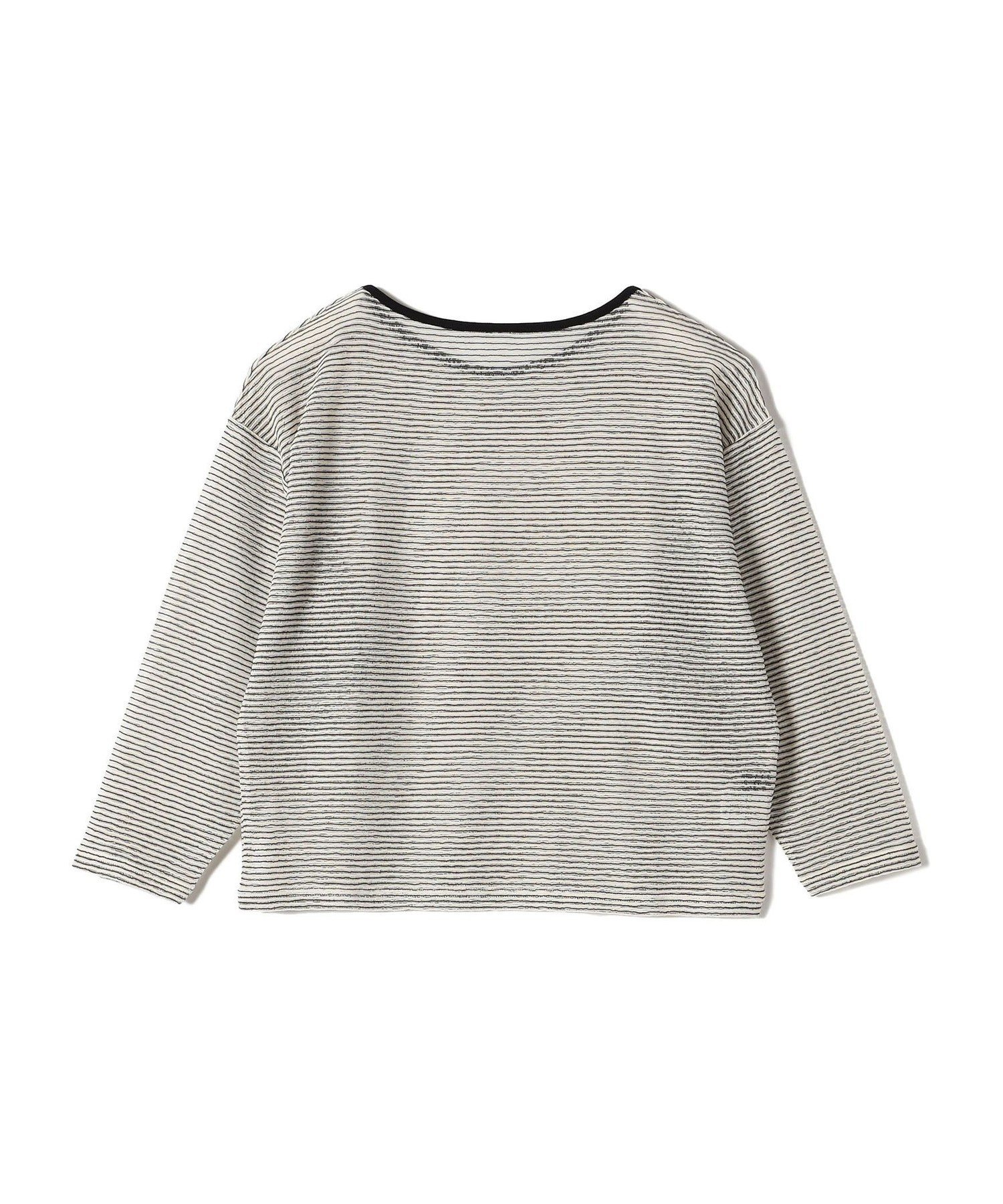 【SALE／40%OFF】SHIPS Colors SHIPS Colors:＜洗濯機可能＞シアー ボーダー ドルマン トップス◇ シップス トップス カットソー・Tシャツ ブラック ブラウン