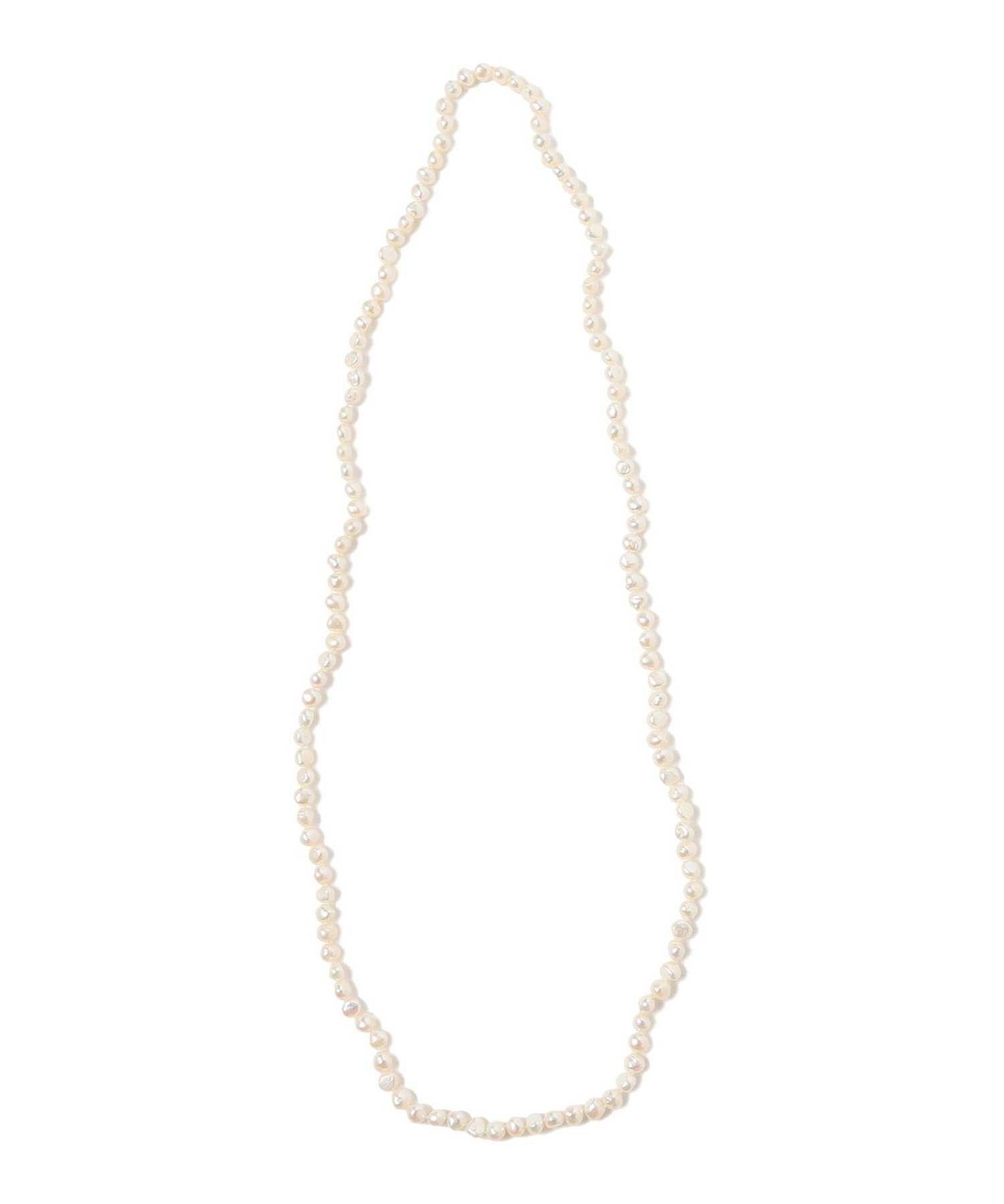 EFFE BEAMS gren / パール ロングネックレス デミルクス ビームス アクセサリー・腕時計 その他のアクセサリー・腕時計 ホワイト【送料無料】