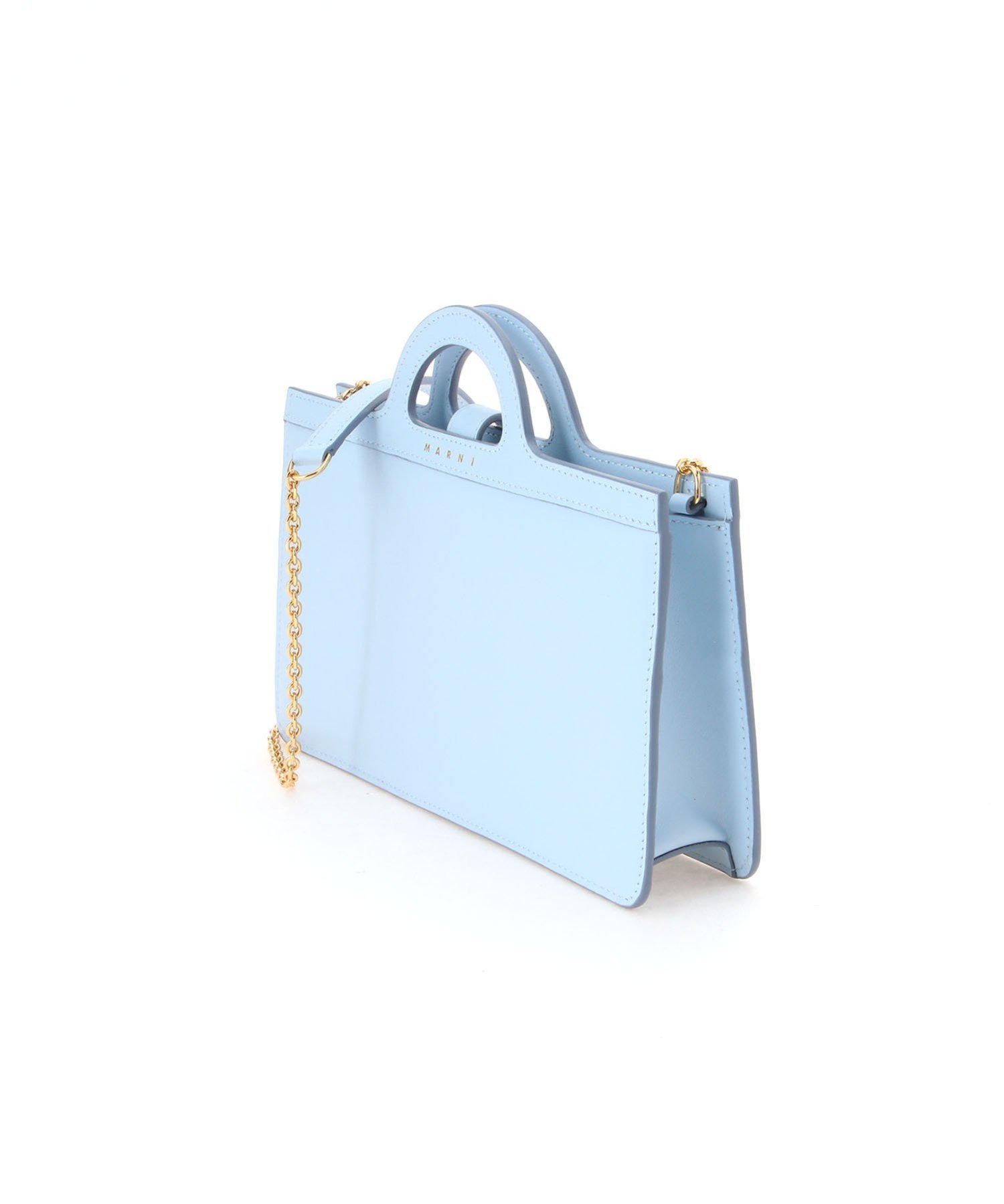 【SALE／40%OFF】MARNI ロングウォレットチェーンストラップ マルニ 財布・ポーチ・ケース 財布 グレー ブルー【送料無料】