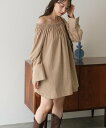【SALE/53%OFF】PAL GROUP OUTLET 【Kastane】ピーチギャザーチュニック パル グループ アウトレット ワンピース・ドレス チュニ...