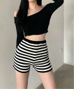 【SALE/48%OFF】MEMECLE MEMECLE/(W)【 MEMECLE / メメクル 】ボーダーニットショートパンツ チェルカ パンツ その他のパン...