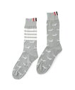 THOM BROWNE HECTOR HALF DROP MID CALF SOCKS トムブラウン 靴下・レッグウェア 靴下 グレー ネイビー レッド【送料無...