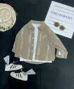 aimoha KIDS 【aimoha-KIDS-】ストライプ柄コットンシャツ アイモハ トップス シャツ・ブラウス