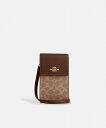【SALE/62%OFF】COACH OUTLET 【公式】フォーン クロスボディ・シグネチャー キャンバス コーチ アウトレット バッグ その他のバッグ ブラウン【送料無料】(4)