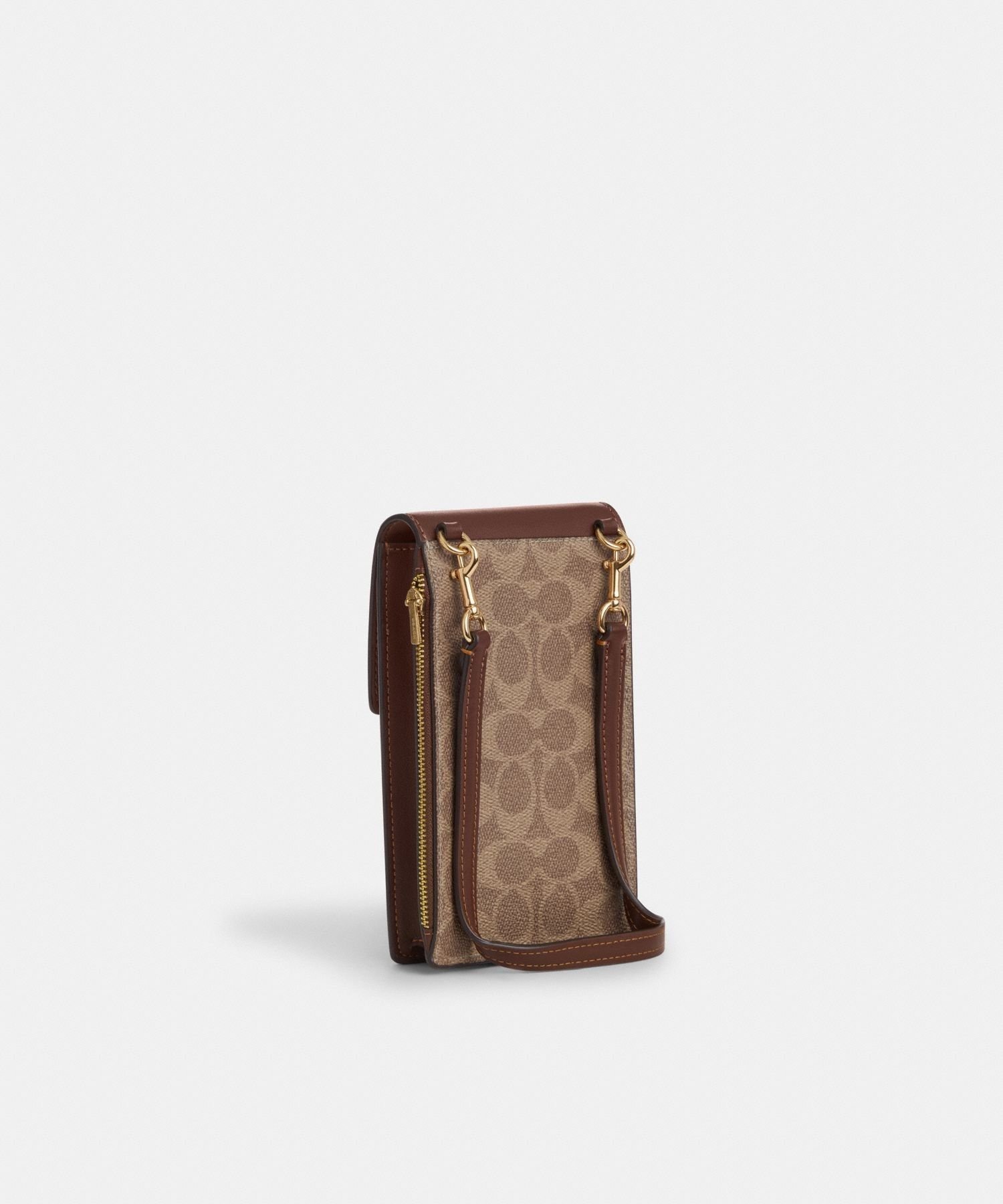 【SALE／70%OFF】COACH OUTLET 【公式】フォーン クロスボディ・シグネチャー キャンバス コーチ　アウトレット バッグ その他のバッグ ブラウン【送料無料】
