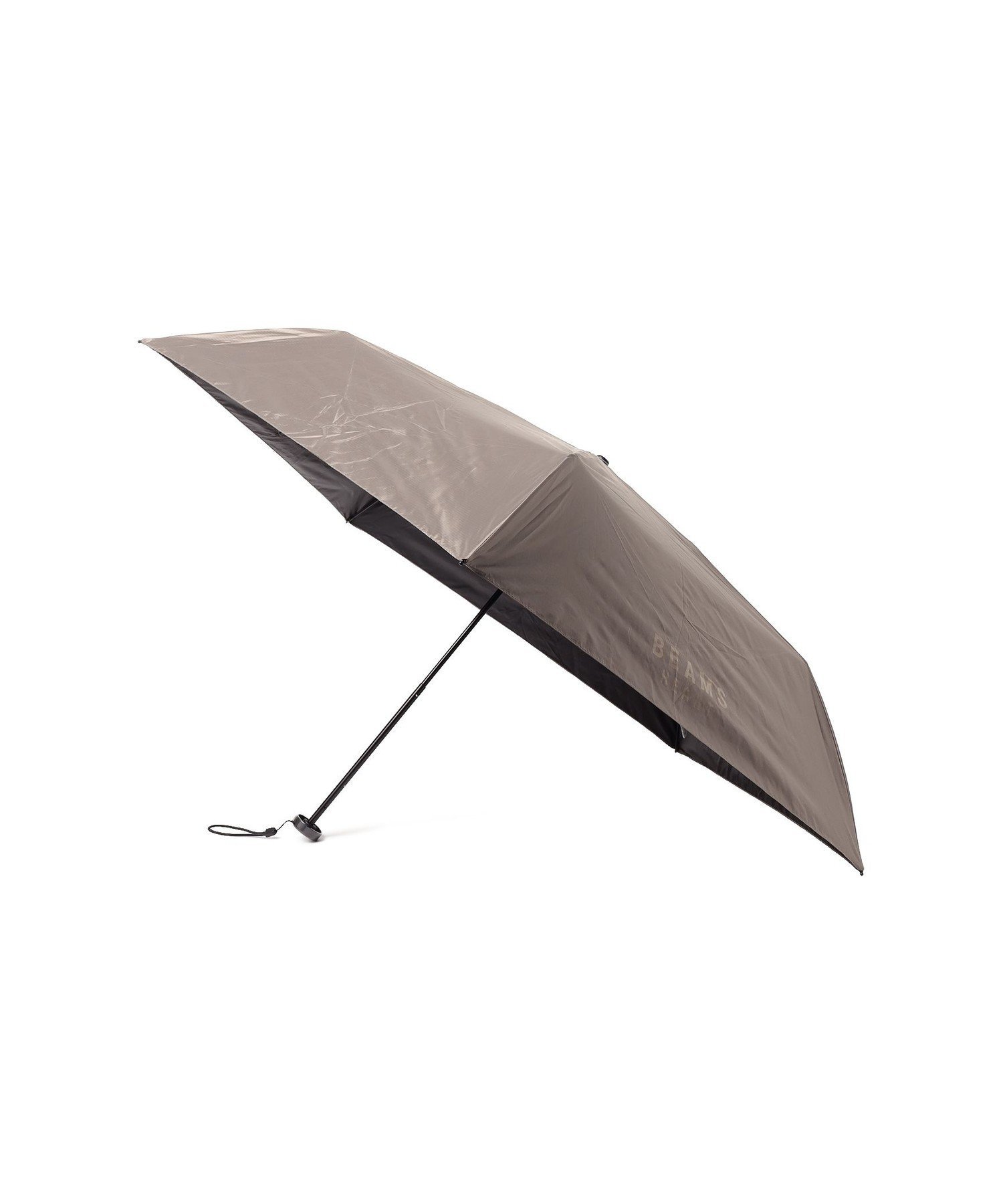 BEAMS HEART WOMEN 晴雨兼用 ロゴ プリント 折り畳み傘 ビームス ハート ファッション雑貨 折りたたみ傘 ホワイト オレンジ ブラック【送料無料】