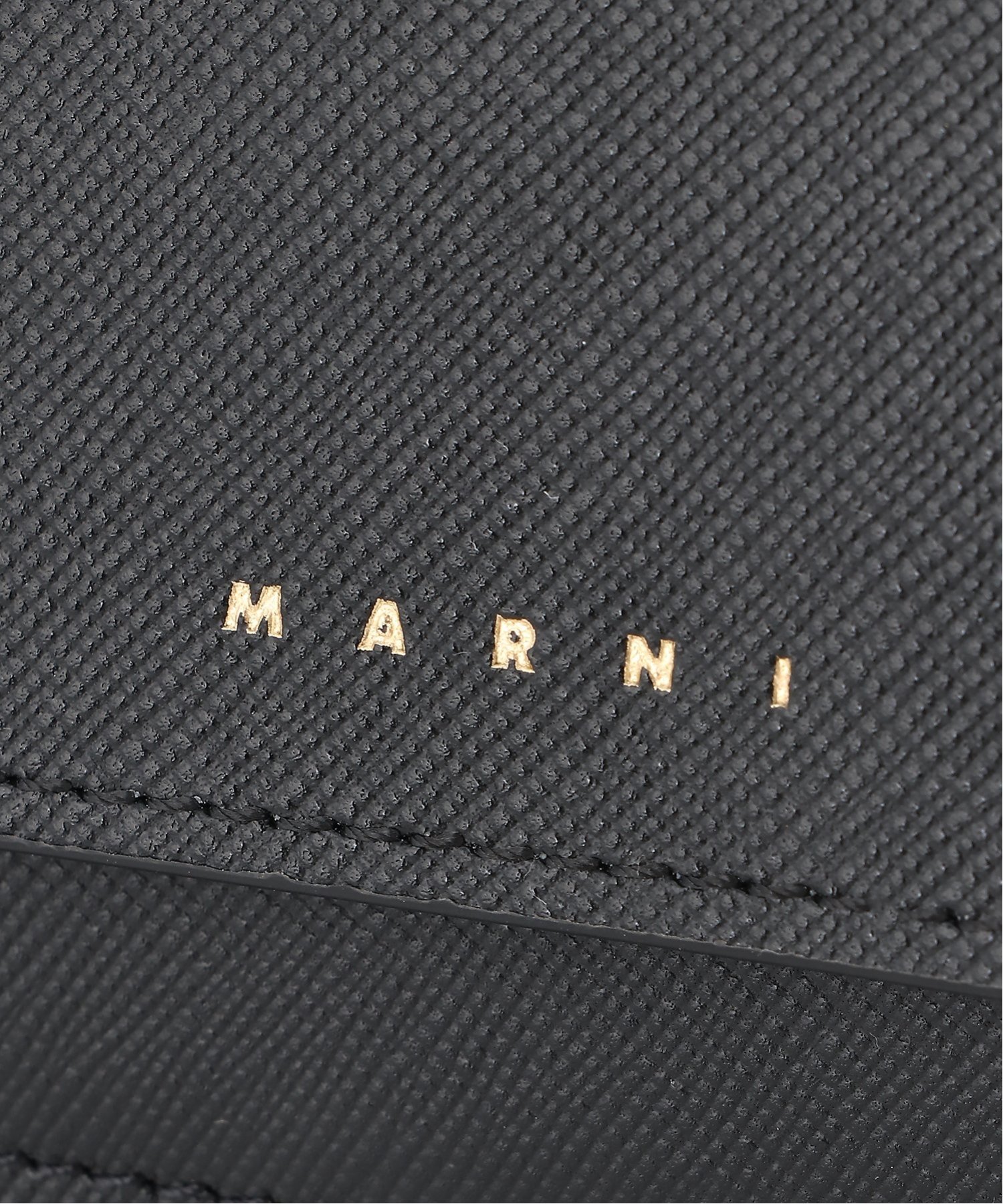 MARNI トランク トリフォールドウォレット マルニ 財布・ポーチ・ケース 財布 ブラック【送料無料】