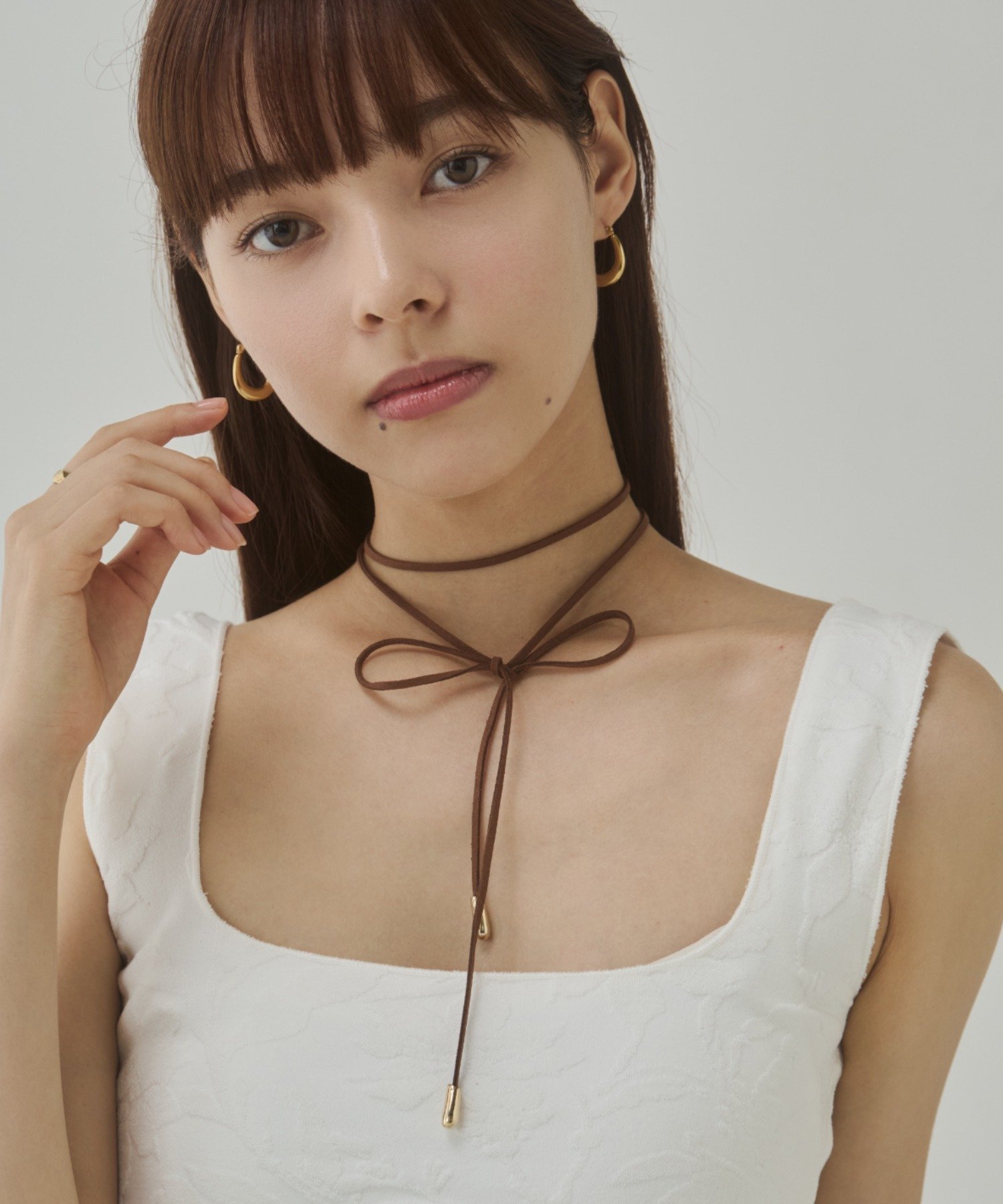 【SALE／35%OFF】ciite' シンプルコードチョーカー シーテ アクセサリー・腕時計 ...