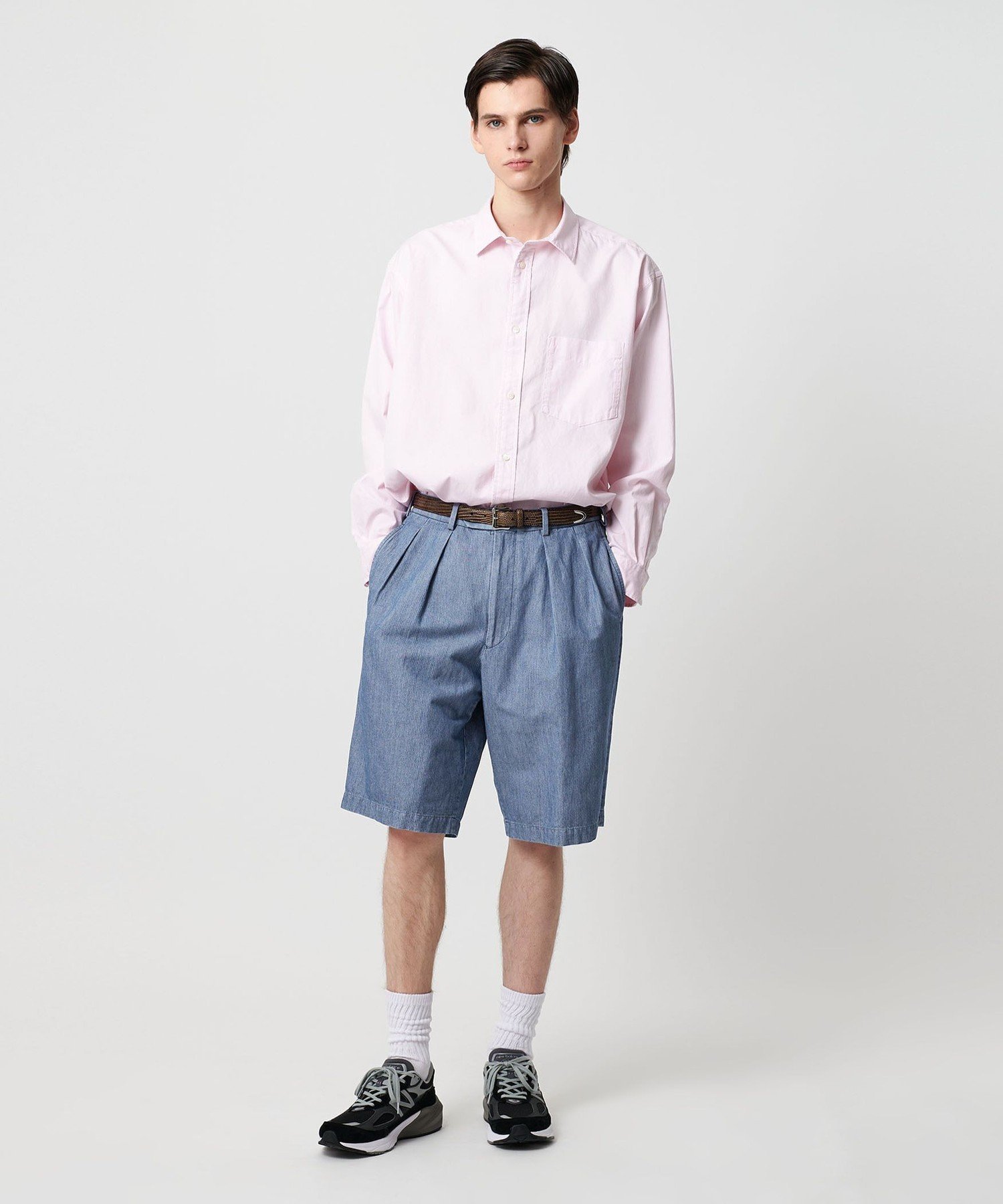 【SALE／40%OFF】UNITED ARROWS & SONS ＜Brooks Brothers * NEAT＞ DENIM SHORTS/ショーツ ユナイテッドアローズ パンツ その他のパンツ ブルー【送料無料】