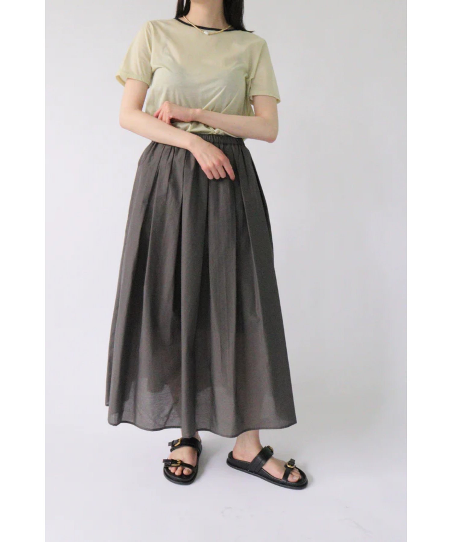 ACUTA ACUTA シアーリンガーTシャツ アクータ トップス カットソー・Tシャツ【送料無料】