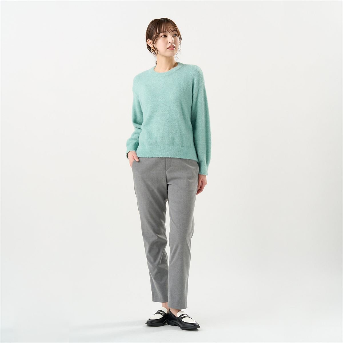 Pitta Re:) 【Pitta Re:)】 ニット ラメフェザー プルオーバー レディース BL05J507DE10R00-10 トーキョーシャツ トップス ニット