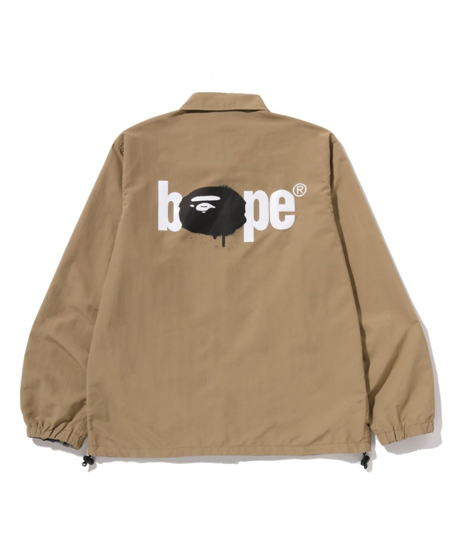 A BATHING APE BAPE REVERSIBLE COACH JACKET ア ベイシング エイプ ジャケット・アウター ブルゾン・ジャンパー ベージュ ブラック【送料無料】