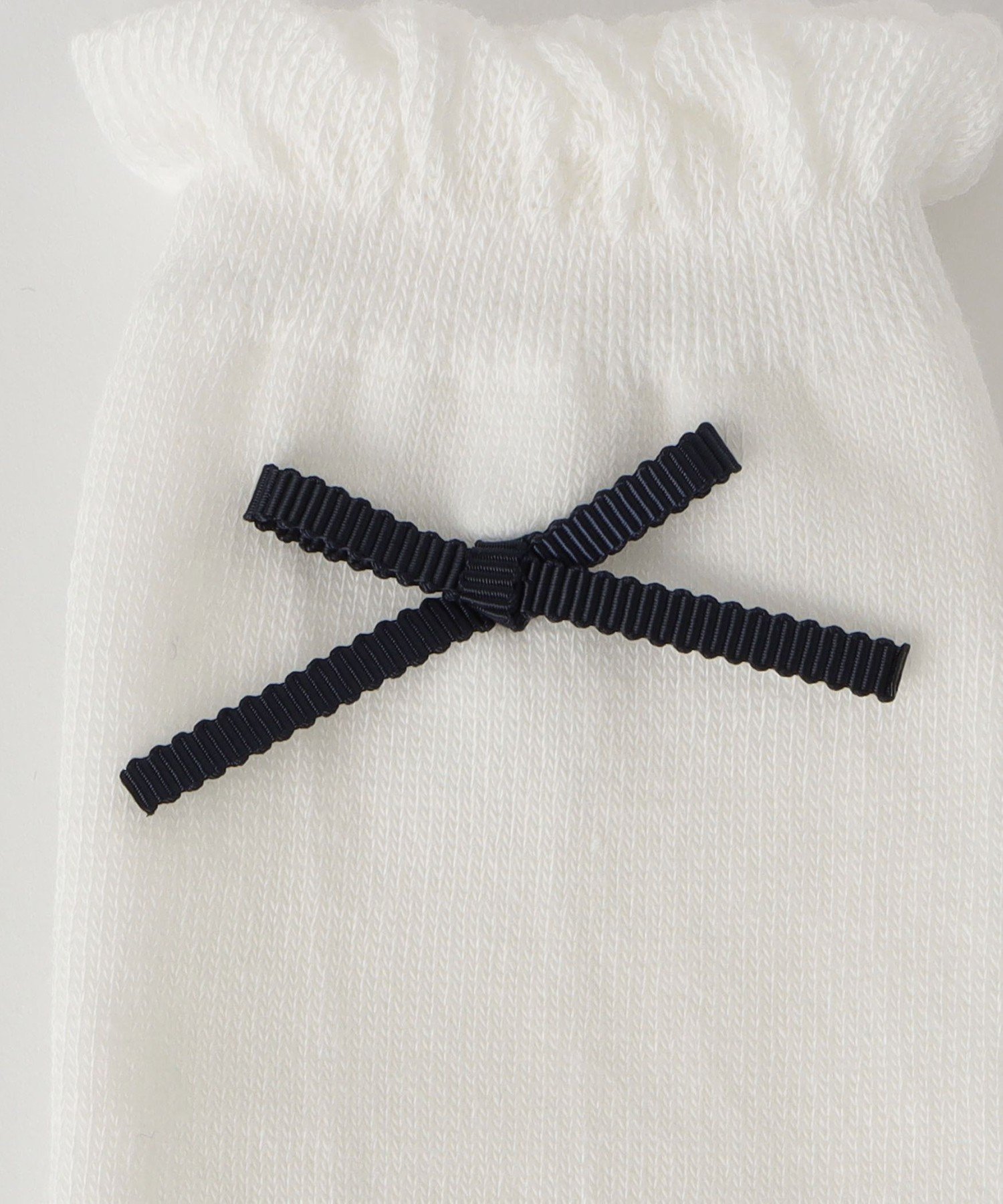 【SALE／50%OFF】UNITED ARROWS green label relaxing リボン ハイソックス / 靴下...