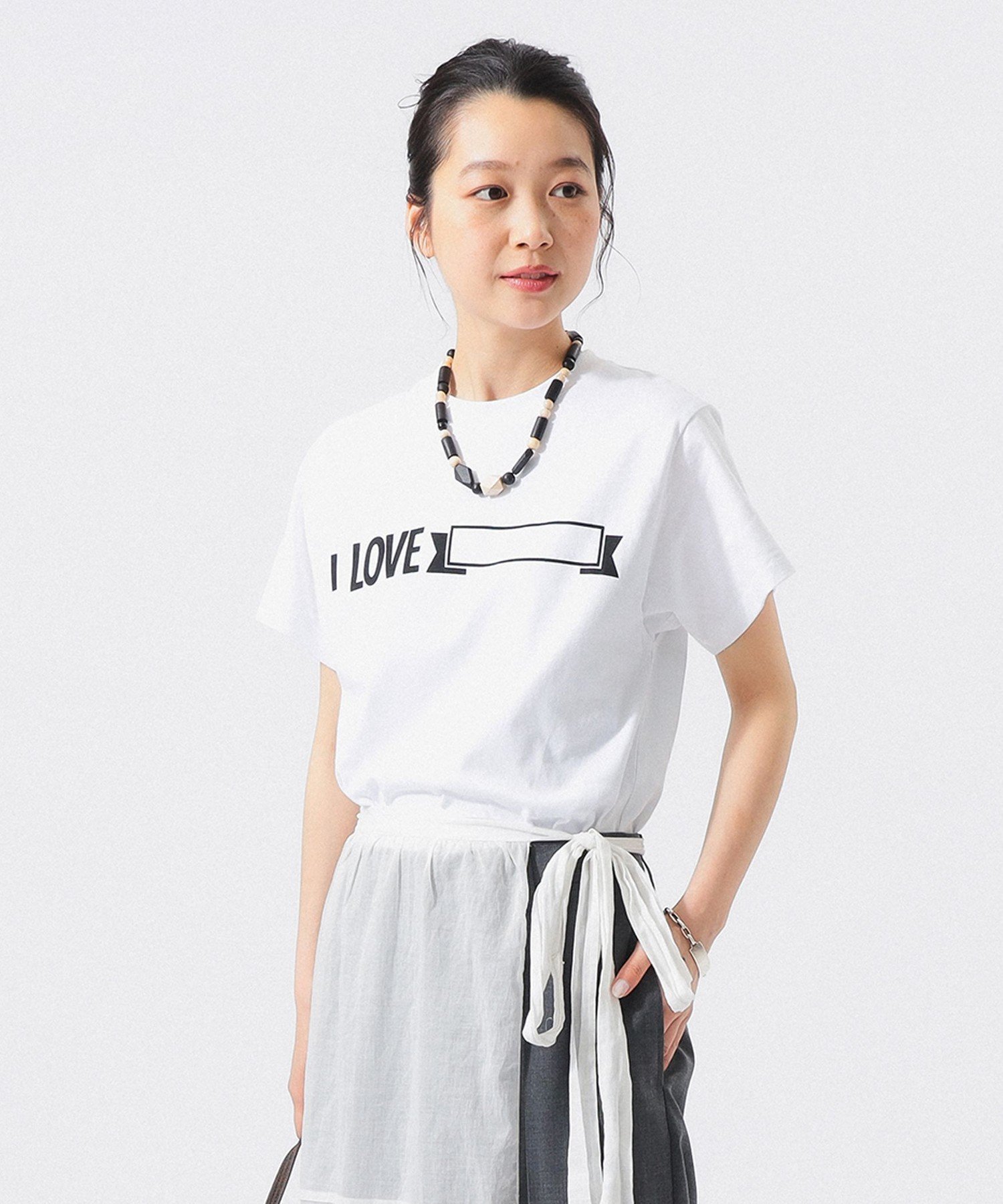 BEAMS BOY 【別注】Champion / プリント Tシャツ ビームス ウイメン トップス カットソー・Tシャツ ブラック ブルー ホワイト【送料無料】