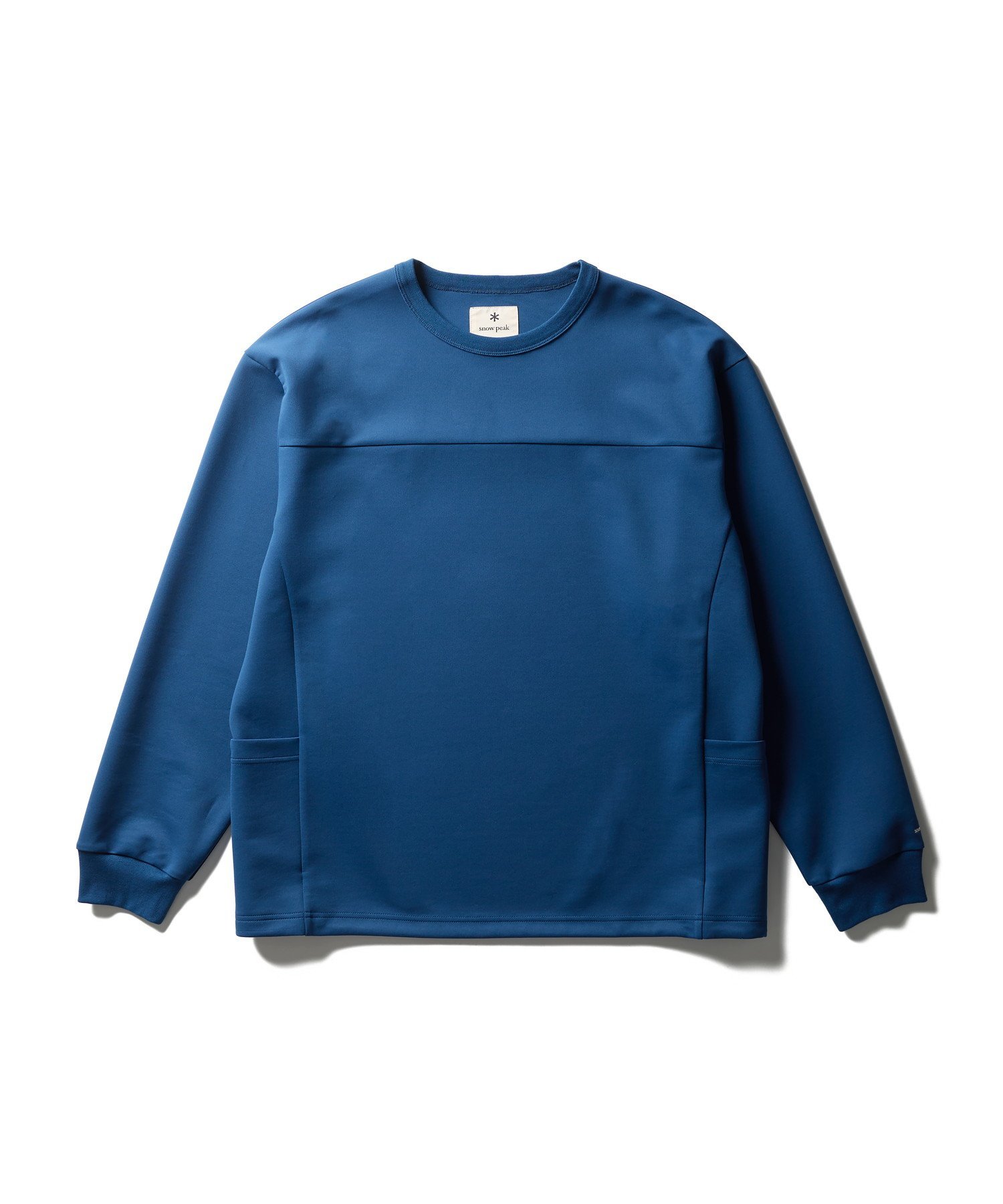 Snow Peak Double Knit Pullover スノーピーク トップス ニット ブルー ブラック【送料無料】