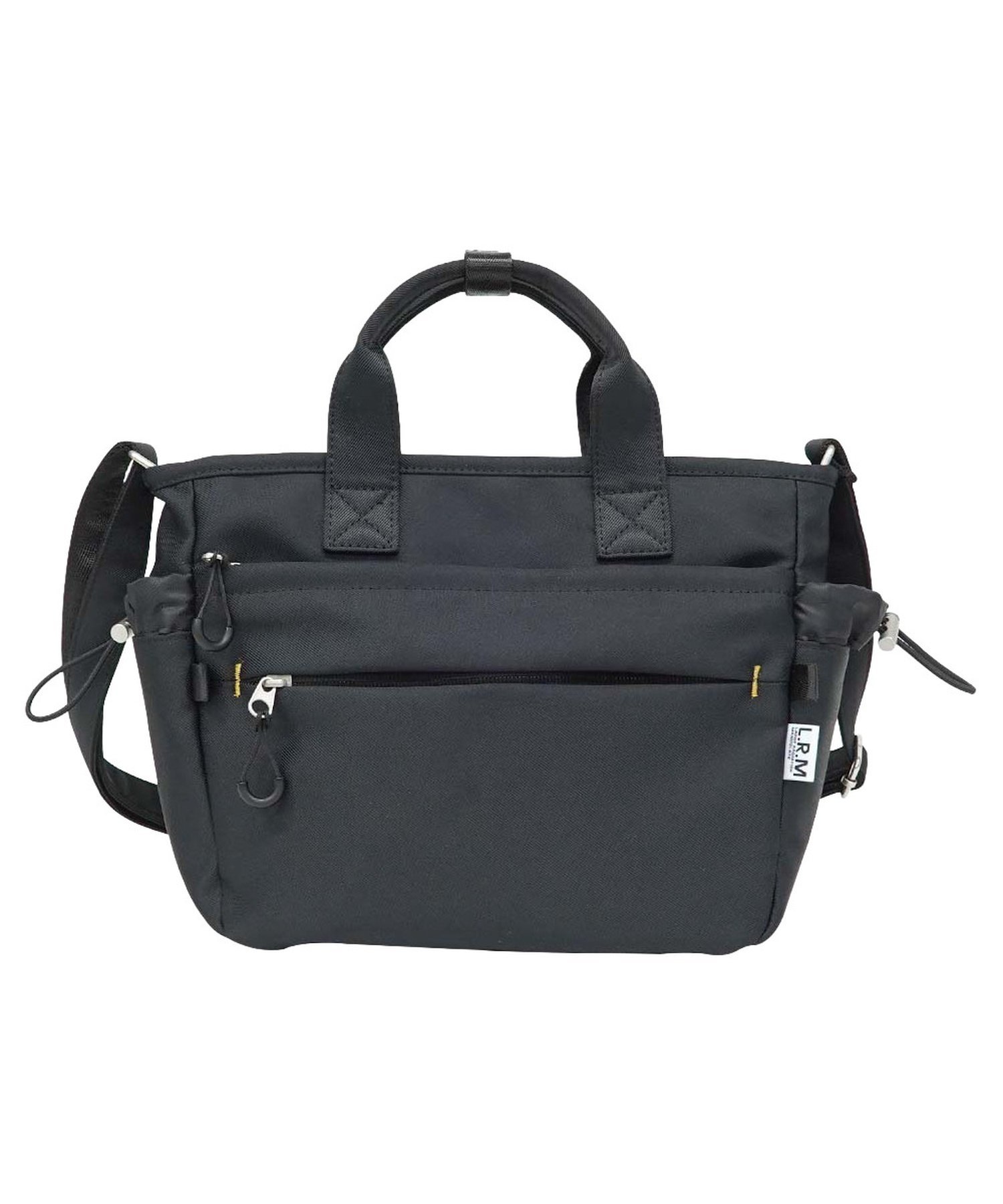 BACKYARD FAMILY L.R.M 隠しジップ2WAY手提げショルダー ローラ バッグ ショルダーバッグ グリーン ベージュ ネイビー ブラック