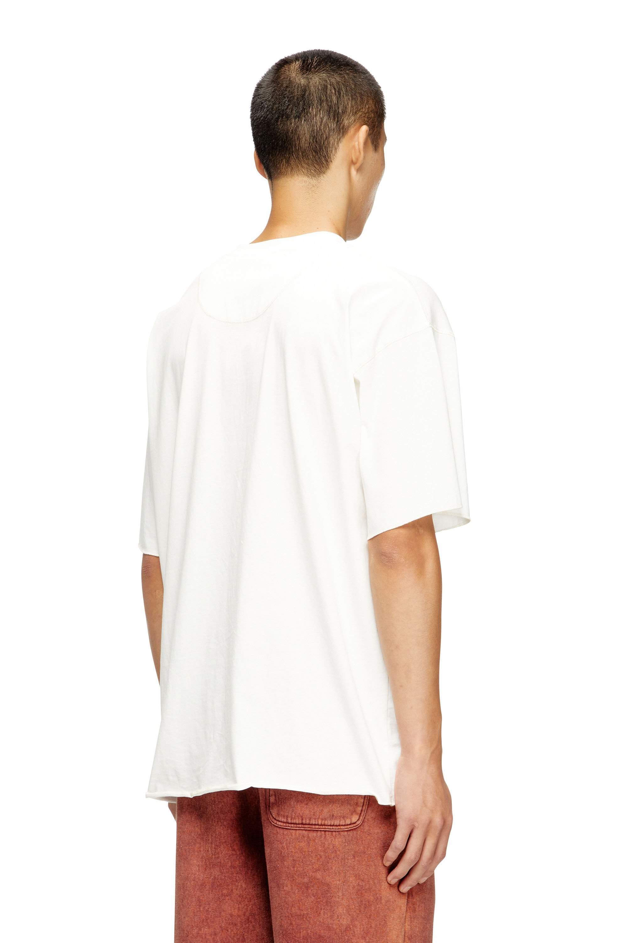 メンズ Tシャツ T-CRAHOR-BOXT-T1 ディーゼル トップス カットソー・Tシャツ ホワイト ブラック