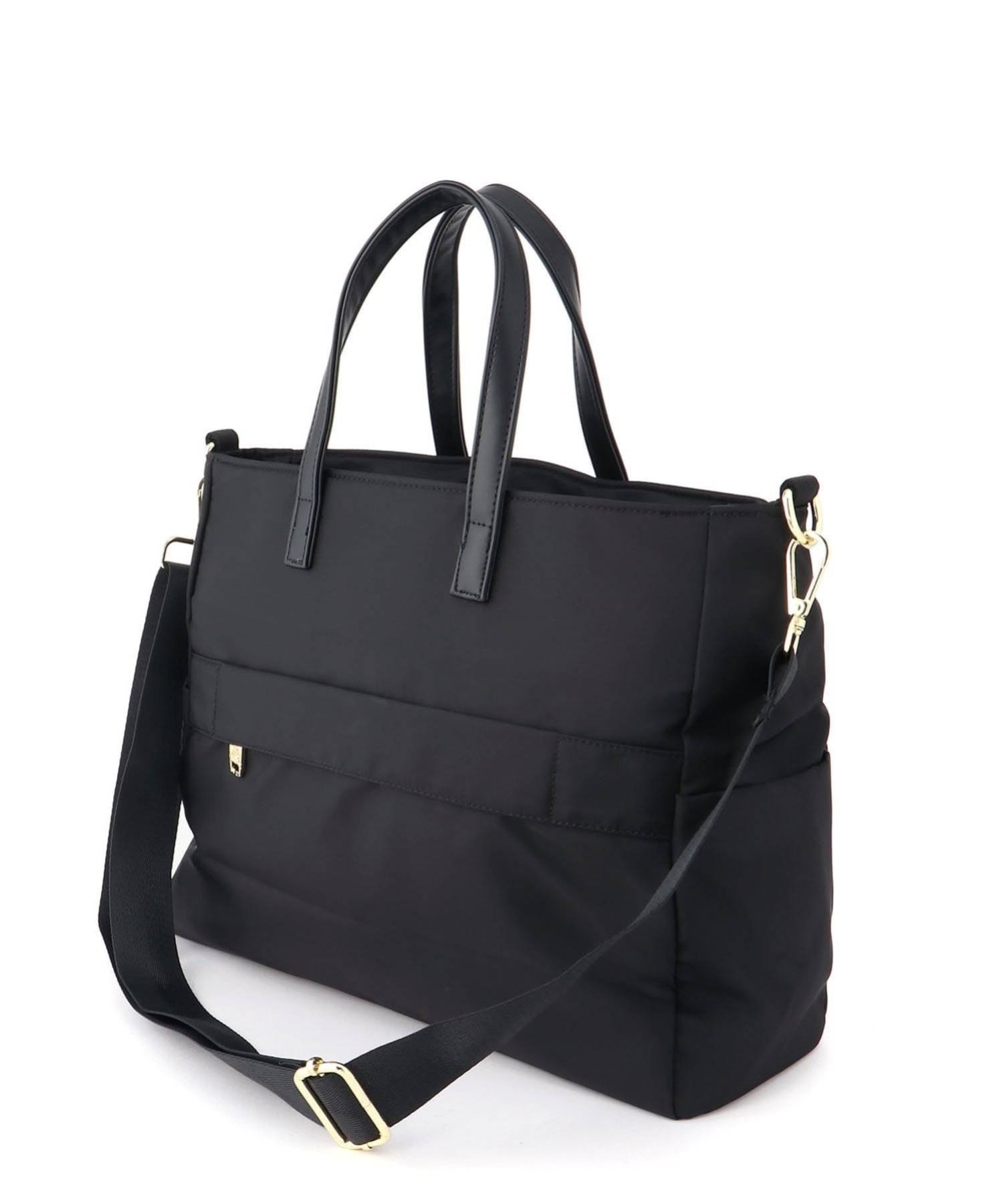 fiore fiore/(W)saiodtナイロン2Wayファイルトート ファッションバッグプラザ　ラミー バッグ トートバッグ ブラック【送料無料】