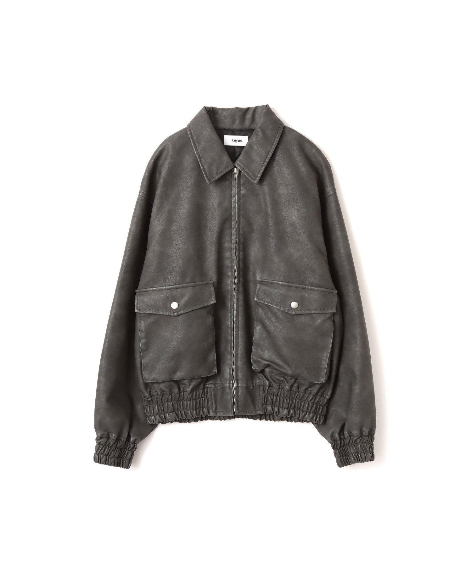 atmos pink atmos pink Faux Leather Jacket BLACK アトモス ジャケット・アウター その他のジャケット・アウター ブラック
