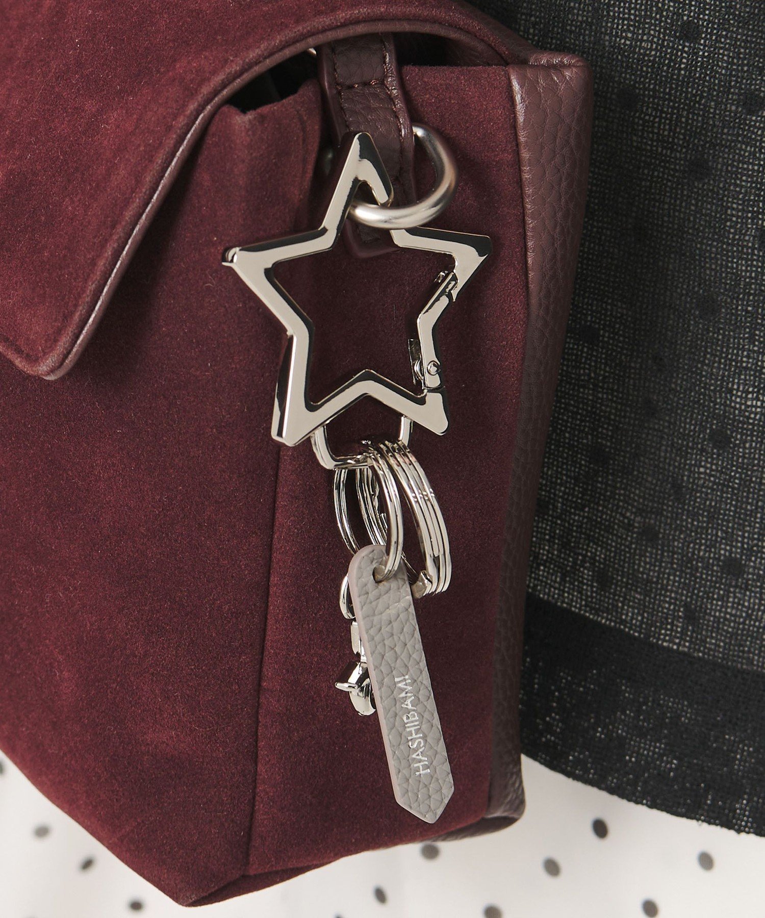 BEAUTY&YOUTH UNITED ARROWS ＜Hashibami＞スター キーリング ビューティー＆ユース　ユナイテッドアローズ ファッション雑貨 チャーム・キーチェーン シルバー ゴールド